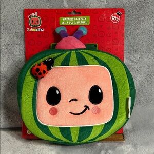Cocomelon Green Harness Backpack for Kids NWT